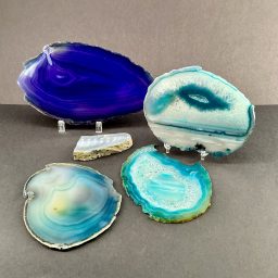 Slightly Damaged Brazilian Agate Slab Set