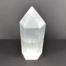 Selenite Obelisk Lamp