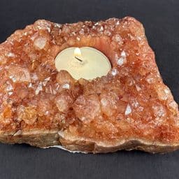 Orange Crackle Quartz