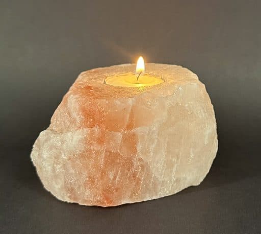 Himalayan Salt Crystal Candle Holder