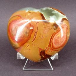 Poly Chrome Jasper Heart