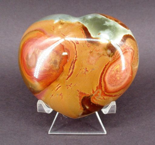 Poly Chrome Jasper Heart