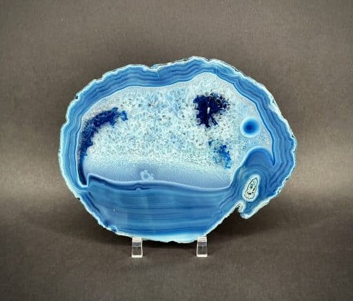 Blue Brazilian Agate Slab