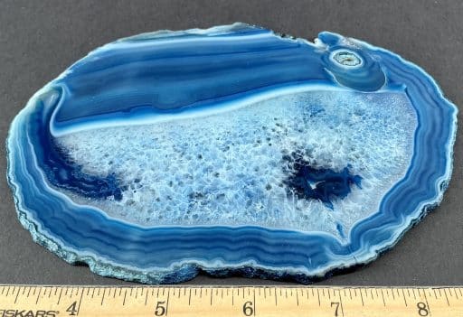 Blue Brazilian Agate Slab