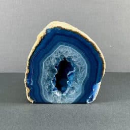 Blue Brazilian Agate End