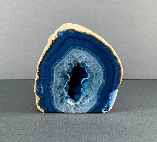 Blue Brazilian Agate End