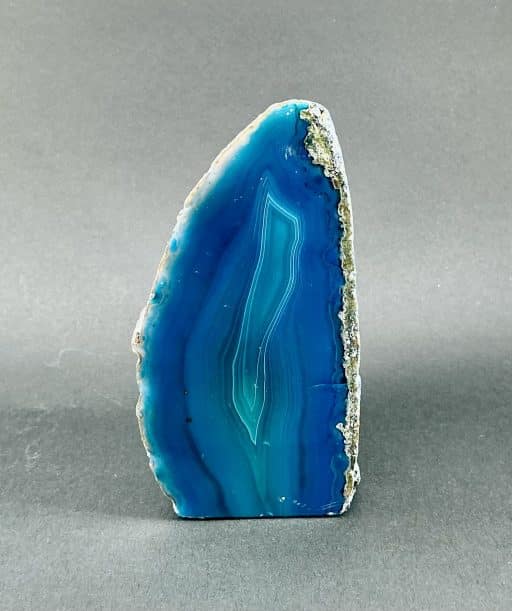 Teal Brazilian Agate End