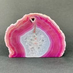 Pink Brazilian Agate End