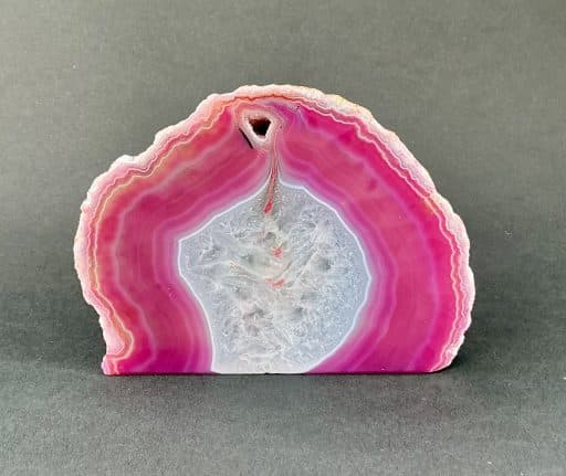 Pink Brazilian Agate End