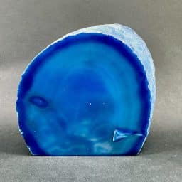 Blue Brazilian Agate End