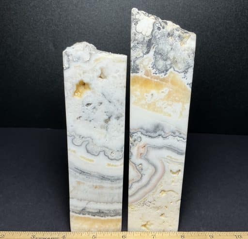 Zebra Calcite Bookends