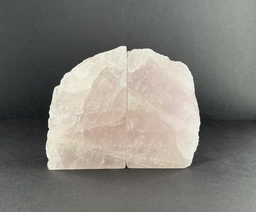 Rose Quartz Bookends