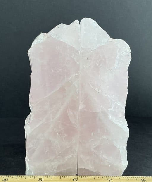 Rose Quartz Bookends