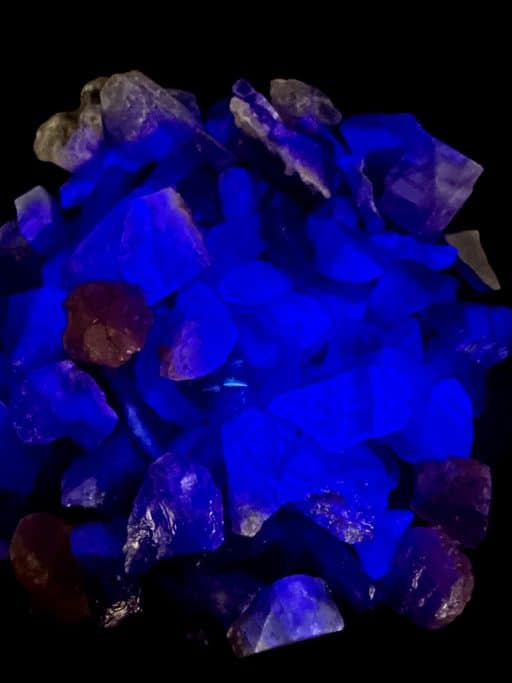 Small Crushed Fluorite