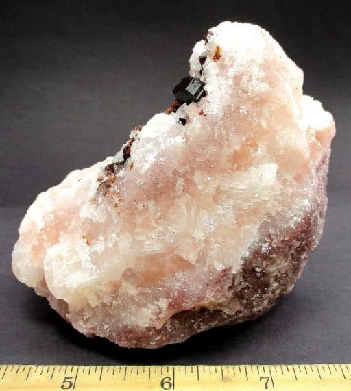 Uvite Tourmaline on Magnesite