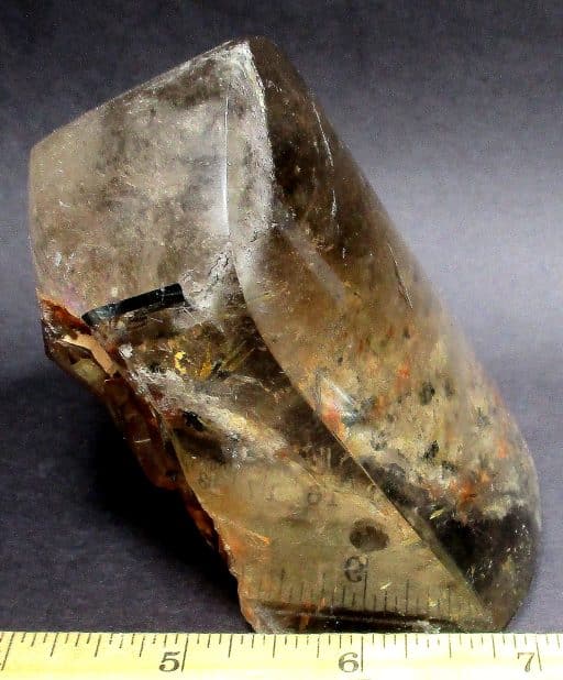 Lodalite Smoky Quartz Heart