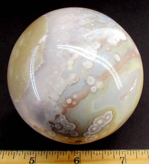 Flower Agate Sphere