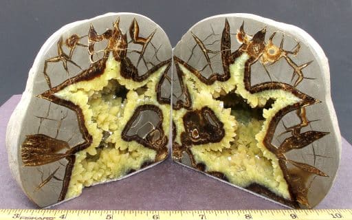 Septarian Bookends