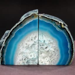 Brazilian Agate Bookends