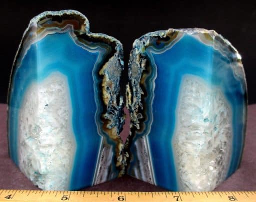 Brazilian Agate Bookends