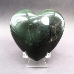 Rainbow Obsidian Heart