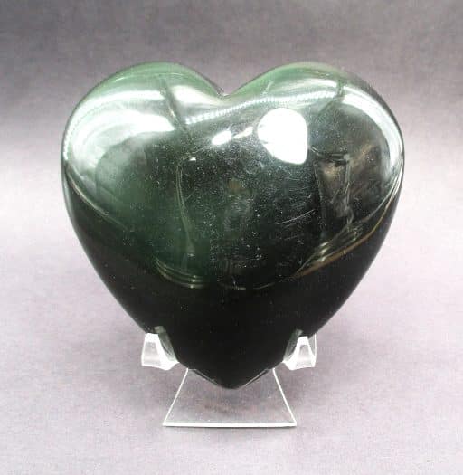 Rainbow Obsidian Heart