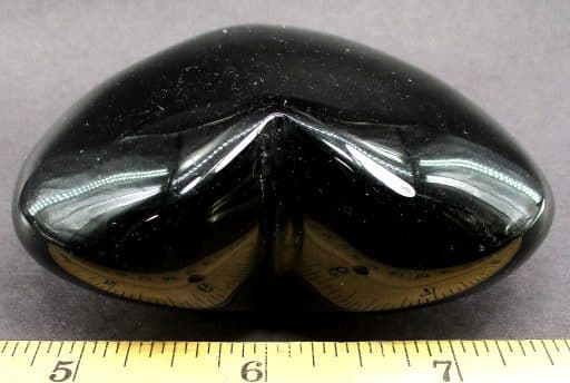 Rainbow Obsidian Heart